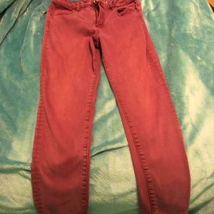 Gently used Maroon American Eagle Jeans